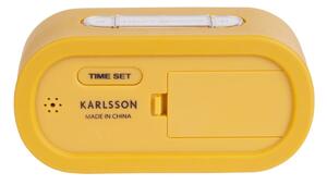 Gummy sárga gumírozott ébresztőóra - Karlsson