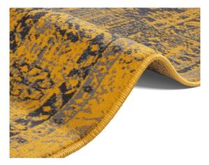 Celebration Plume sárga-szürke szőnyeg, 80 x 150 cm - Hanse Home