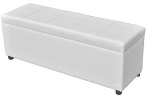VidaXL Tárolós Pad - Fehér - 116cm