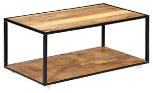 VidaXL tömör újrahasznosított fa dohányzóasztal 90 x 50 x 40 cm