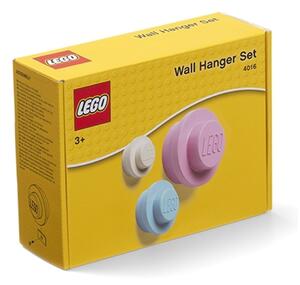Pastel 3 db-os fali akasztó szett - LEGO®