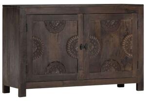 VidaXL faragott tömör mangófa tálalószekrény 110 x 35 x 70 cm