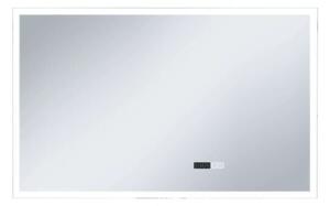 VidaXL LED-es tükör érintésérzékelővel és időkijelzővel 100 x 60 cm