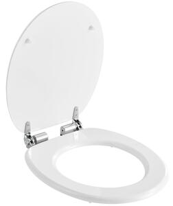 WC deszka fehér MDFből készült, halkan záródik