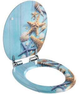 WC deszka ,,Óceán" MDFből készült, halkan záródik