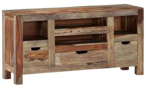 VidaXL szürke tömör kelet-indiai rózsafa tálalószekrény 100x30x50 cm