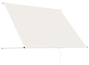 VidaXL feltekerhető krémszínű napellenző 200 x 150 cm
