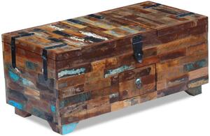VidaXL Rusztikus Fahordó Dohányzóasztal - 80x40x35 cm