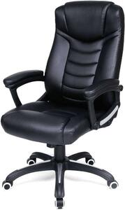 SONGMICS irodai szék Ergonomikus forgószék összecsukható karokkal