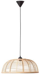 CROSSTOWN - 1 izzós rattan függeszték lámpa; 1xE27; átm:56cm - Brilliant-99261/06