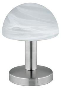 Fynn ezüstszínű asztali LED lámpa, magasság 21 cm - Trio