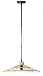 PIRAE - Bambusz függeszték lámpa; 1xE27; átm:58cm - Brilliant-99248/76