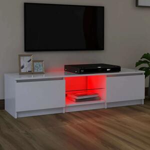 VidaXL LED TV-szekrény - Fehér - 140cm