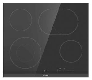 Gorenje ECS643BCSC Beépíthető kerámia főzőlap, 60cm, 4 főzőzóna, FishZone, Stop&Go, Fekete