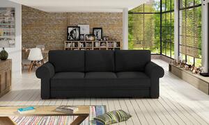 Háromszemélyes kanapé Bremo (fekete). 601351
