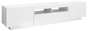 VidaXL TV-szekrény - Modern LED - Fehér - 180cm