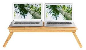 Bambusz laptop állvány 72 x 35 x 29 cm