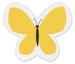 Pillow Toy Butterfly sárga pamutkeverék gyerekpárna, 26 x 30 cm - Mike & Co. NEW YORK