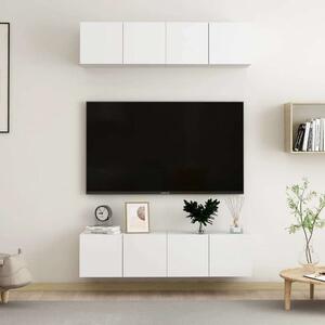 VidaXL Falra Szerelhető TV Szekrény Szett - Fehér - 60x30x30 cm