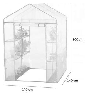 Gardenline kerti üvegház sátor acél szerkezetből