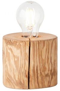 TRABO asztali lámpa átm:10 cm -es foltos fenyő; 1xE27 - Brilliant-93111/36 akció