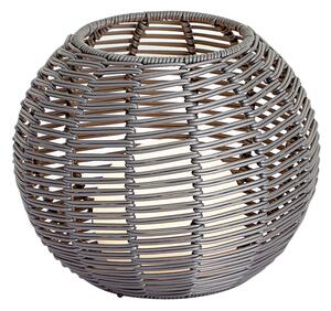 Kültéri asztali lámpa sötétszürke 25 cm LED-del, USB-C-vel újratölthető IP44 - Oli