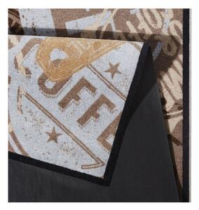 Coffee Stamp barna futószőnyeg, 50 x 150 cm - Zala Living