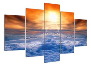 Modern kép - nap a felhők felett (150x105cm)