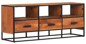 VidaXL tömör akácfa TV-szekrény 110 x 30 x 45 cm