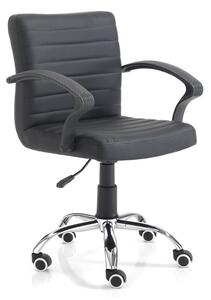 Pany fekete gurulós irodai szék - Tomasucci
