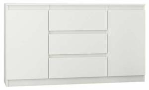 Komód 3 fiók 2 ajtó R140-S3 - fehér