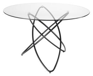 Hula Hoop étkezőasztal edzett üveglappal, ⌀ 120 cm - Tomasucci