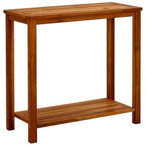 VidaXL tömör akácfa kerti tálalóasztal 80 x 35 x 75 cm