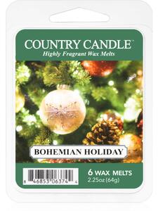 Country Candle Bohemian Holiday illatos viasz aromalámpába 64 g