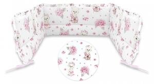 Baby Shop fejvédő kiságyba - Balerina maci rózsaszín