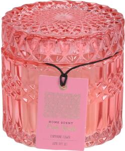 Champagne Flower illatgyertya üvegpohárban, fedéllel, 9 x 8,5 cm, 155 g