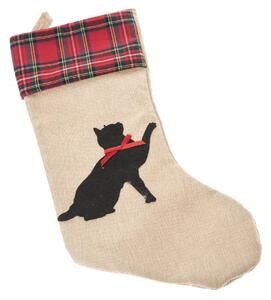 Cicás karácsonyi textil zokni, 48 cm