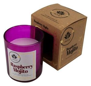 Arome Raspberry Mojito illatgyertya üvegpohárban, 125 g
