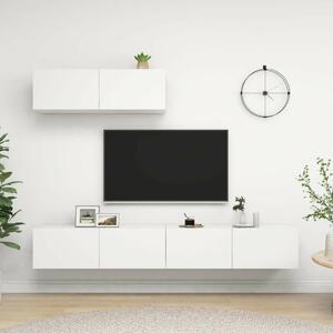 VidaXL Falra Szerelhető TV Szekrény Szett - Fehér - 100cm