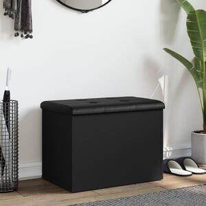 VidaXL fekete szerelt fa tárolópad 62 x 42 x 45 cm