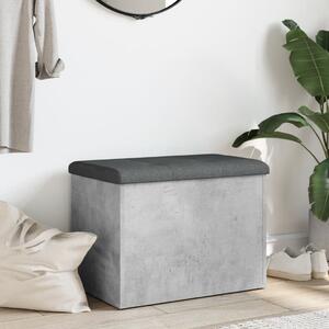 VidaXL betonszürke szerelt fa tárolópad 62 x 42 x 45 cm