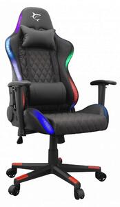 White Shark Thunderbolt RGB Gamer Szék - Fekete-Piros