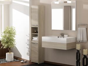 Odell S30 fürdőszoba szekrény, 30x170x30 cm, sonoma