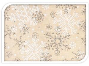Big Snowflakes dekoranyag, arany, 28 x 250 cm