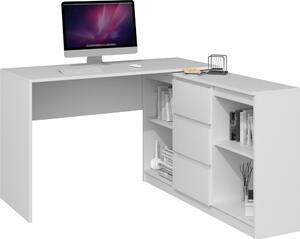 Drohmo Plus íróasztal, 120x76x50 cm, fehér