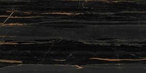 Regal Lirica Black 60x120 polírozott rektifikált gres-porcelán padlóburkolat