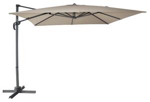 ROJAPLAST CANTIELVER függő napernyő, hajtókarral - bézs - 270 x 270 cm