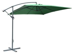 Fém napernyő vízhatlan 8080 - 270x270cm - zöld