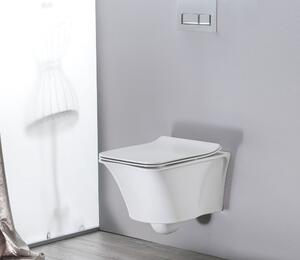 IBIZA perem nélküli mély öblítésű szögletes fali WC
