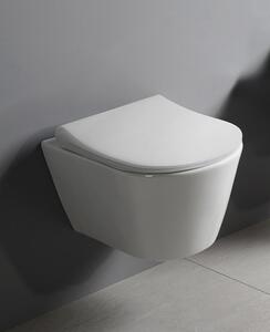 AVVA perem nélküli mély öblítésű íves fali WC